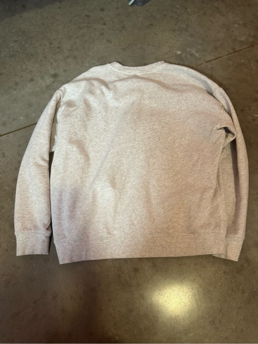 Women’s sparkly Crewneck Sweatshirt - Light Gray